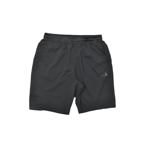 Adidas Men's Athletic Shorts Black Recycled Size L Training Performance Gym - Picture 1 of 8